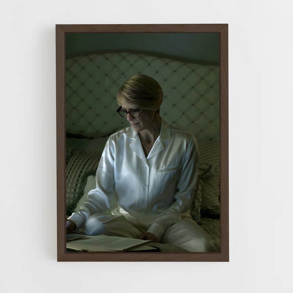 ap-claire underwood-7 cadre Bois foncé