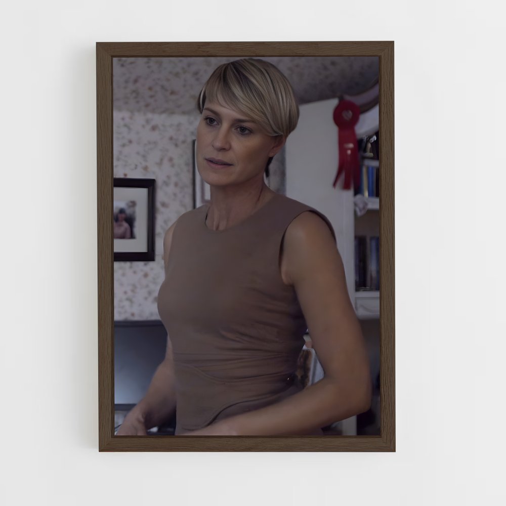 ap-claire underwood-9 cadre Bois foncé