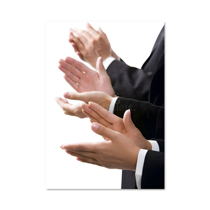 Poster Applaudissements de Succès
