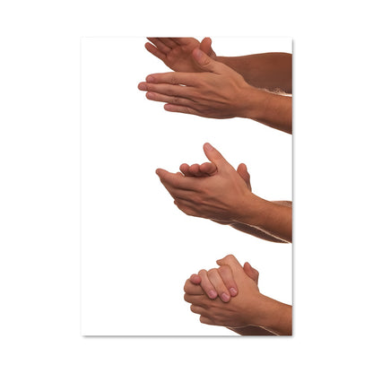 Poster Applaudissements Enthousiastes