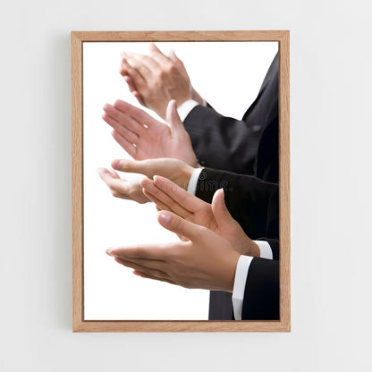 ap-clapping hands-1 cadre Bois clair