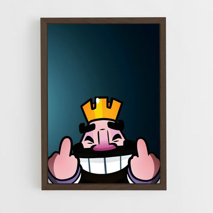 ap-clash royale-2 cadre Bois foncé