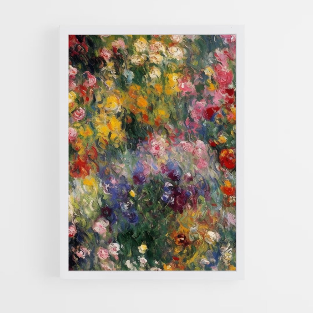 ap-claude monet-10 cadre Blanc