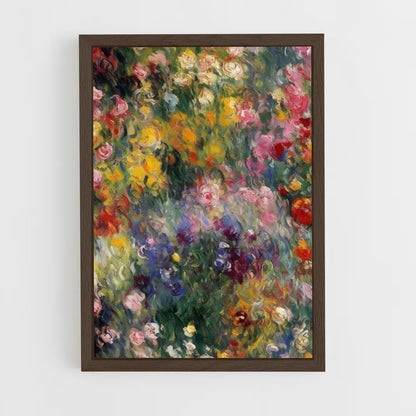 ap-claude monet-10 cadre Bois foncé