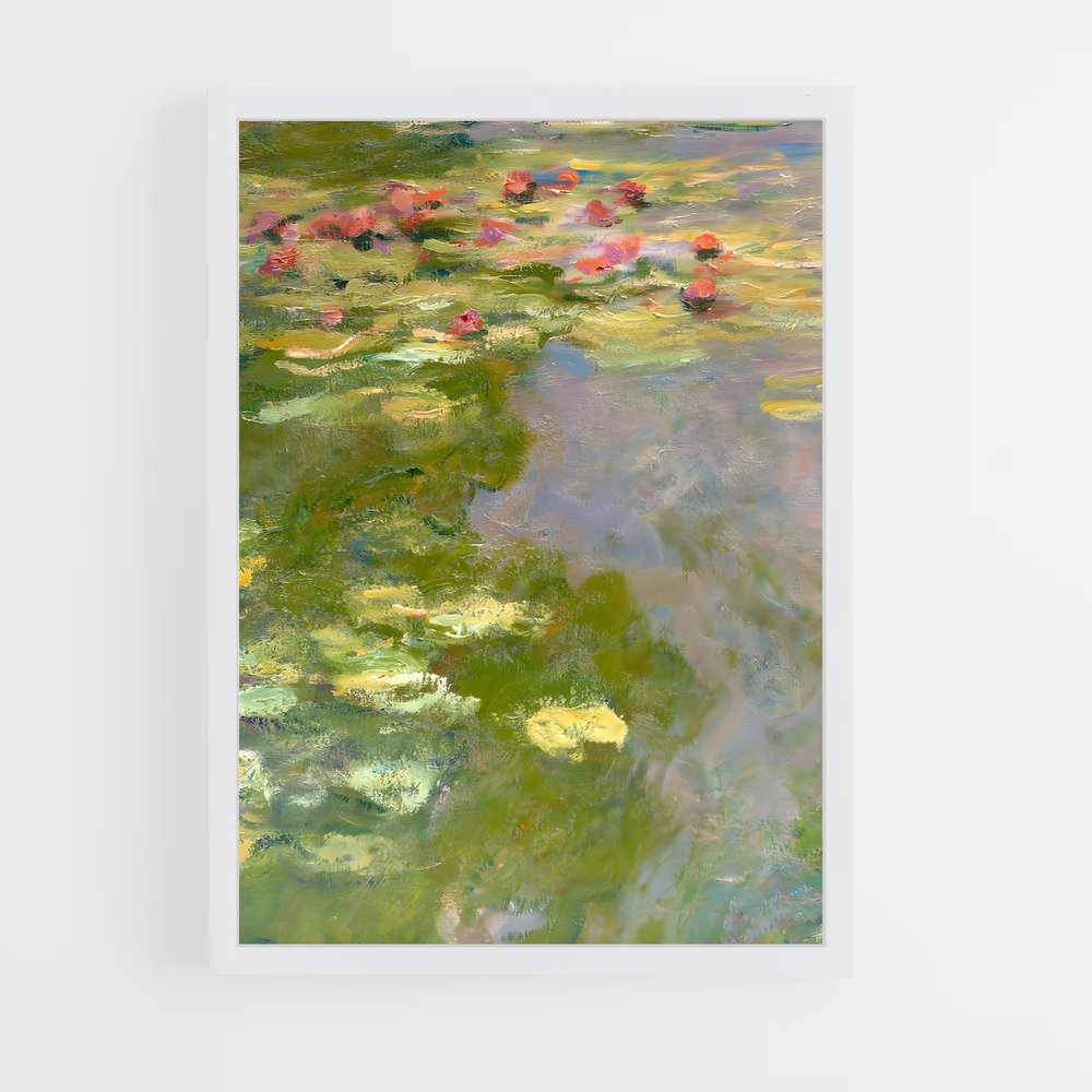 ap-claude monet-12 cadre Blanc