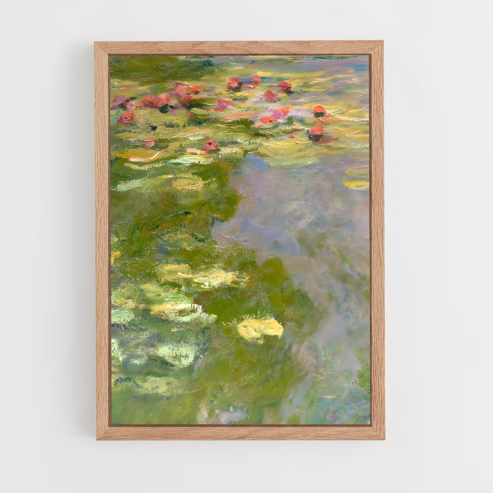 ap-claude monet-12 cadre Bois clair