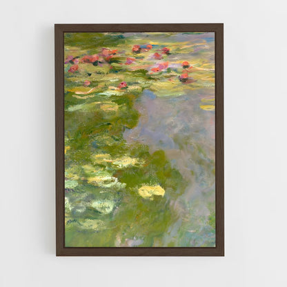 ap-claude monet-12 cadre Bois foncé