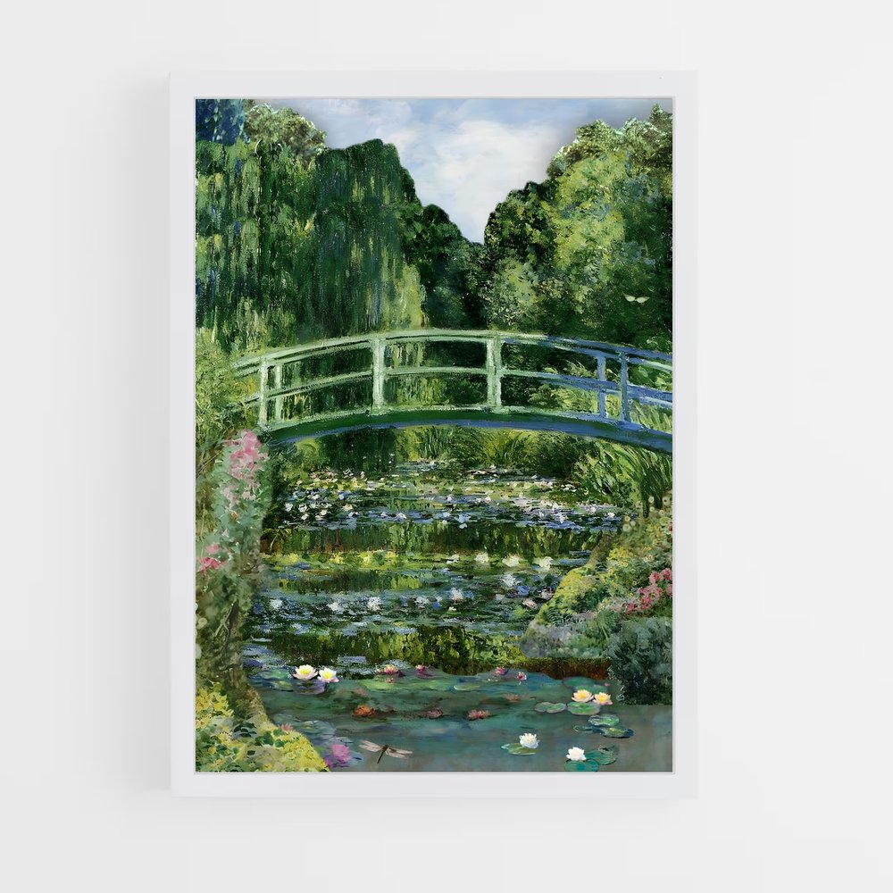 ap-claude monet-2 cadre Blanc