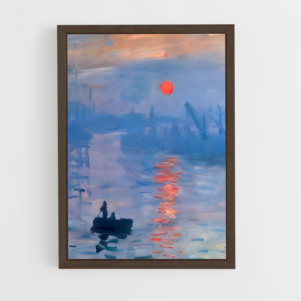 ap-claude monet-4 cadre Bois foncé