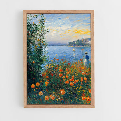 ap-claude monet-5 cadre Bois clair