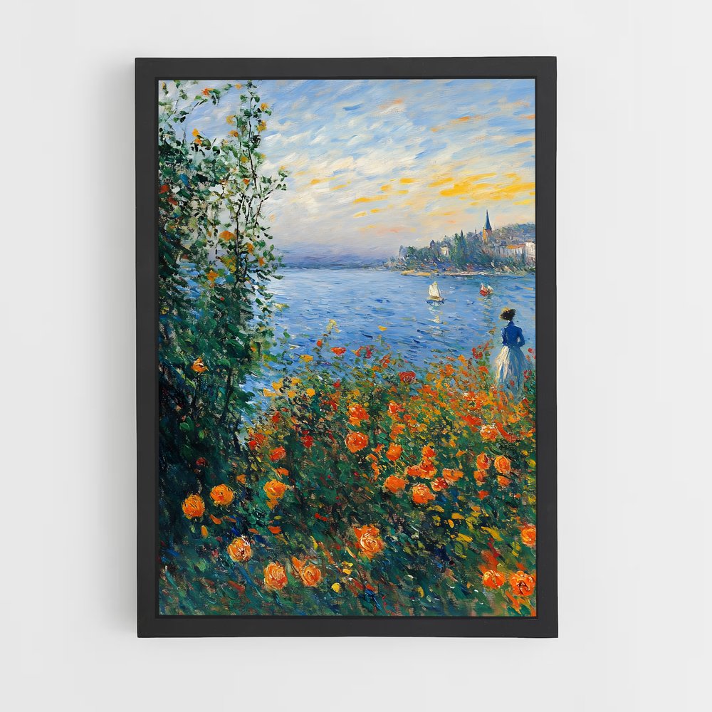 ap-claude monet-5 cadre Noir