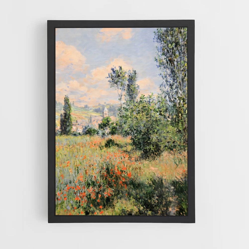ap-claude monet-9 cadre Noir