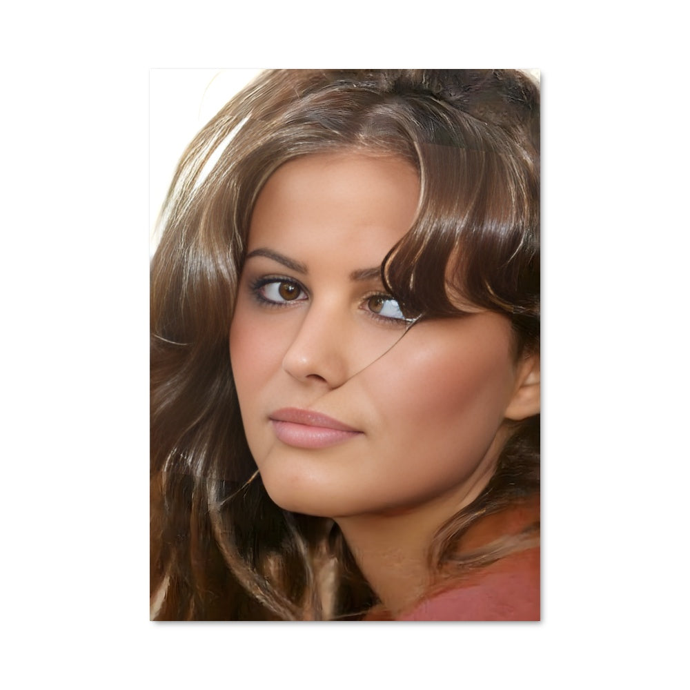 Poster Claudia en Rouge