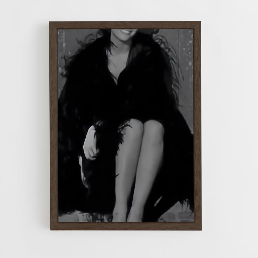 ap-claudia cardinale-3 cadre Bois foncé