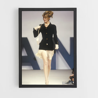 ap-claudia schiffer-3 cadre Noir