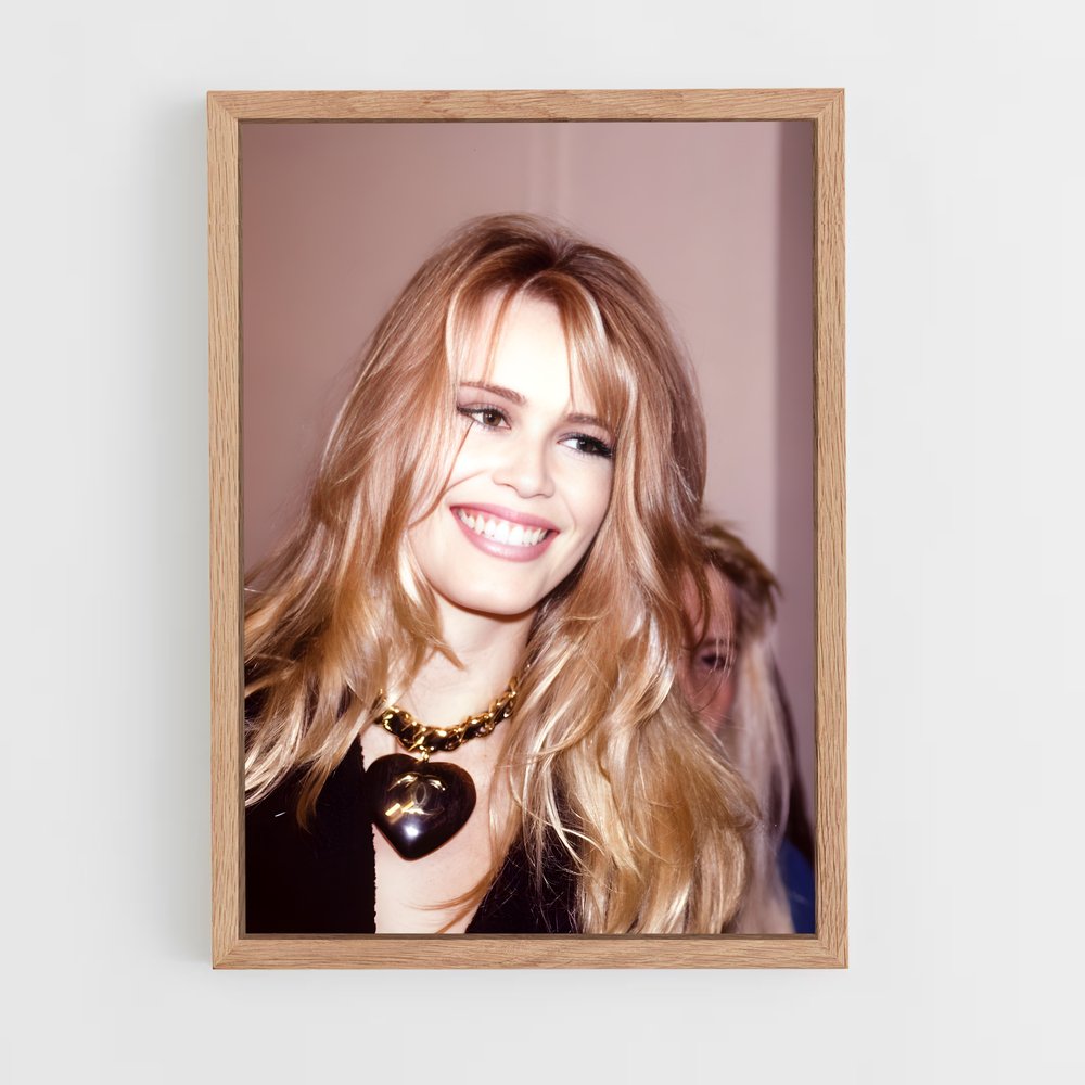 ap-claudia schiffer-5 cadre Bois clair