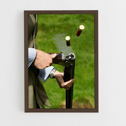 ap-clay pigeon shooting-1 cadre Bois foncé
