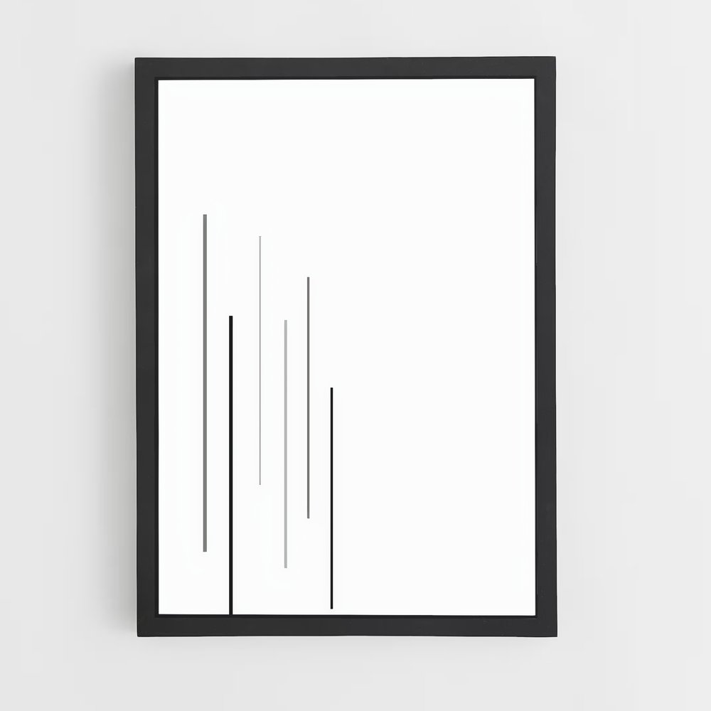 ap-clean lines-8 cadre Noir