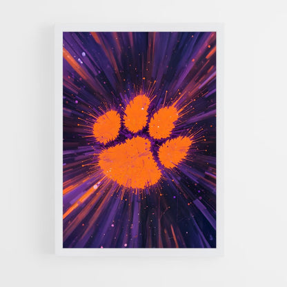 ap-clemson tigers-1 cadre Blanc