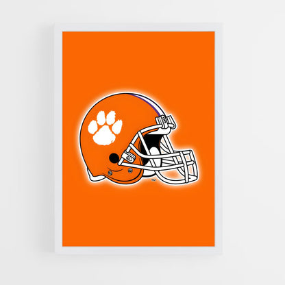 ap-clemson tigers-10 cadre Blanc