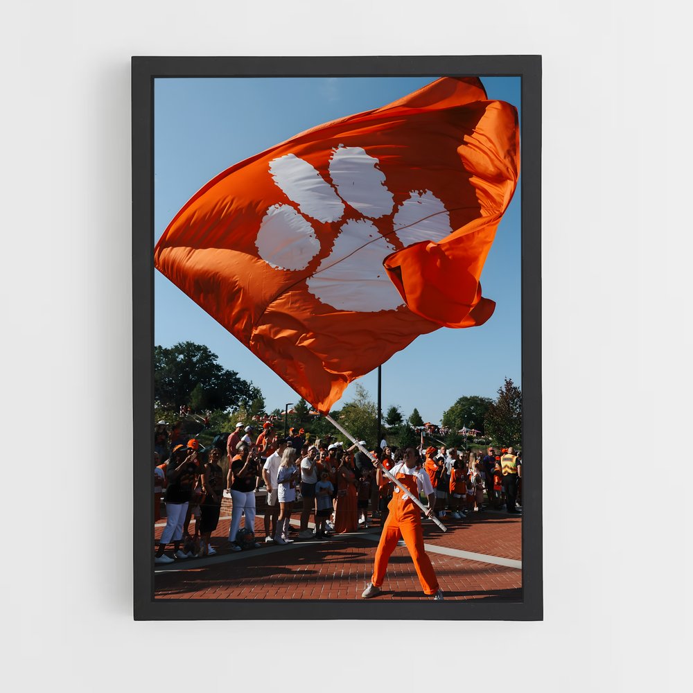 ap-clemson tigers-11 cadre Noir
