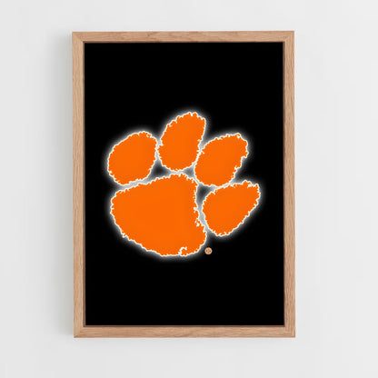 ap-clemson tigers-12 cadre Bois clair