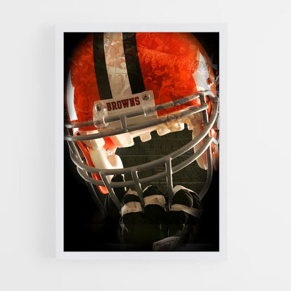 ap-cleveland browns-4 cadre Blanc