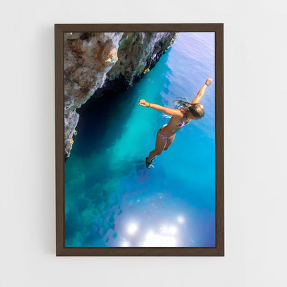 ap-cliff diving-3 cadre Bois foncé