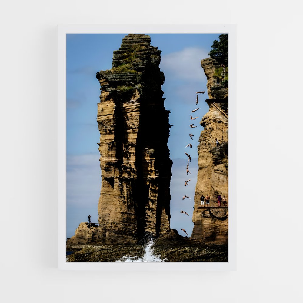 ap-cliff diving world series-4 cadre Blanc