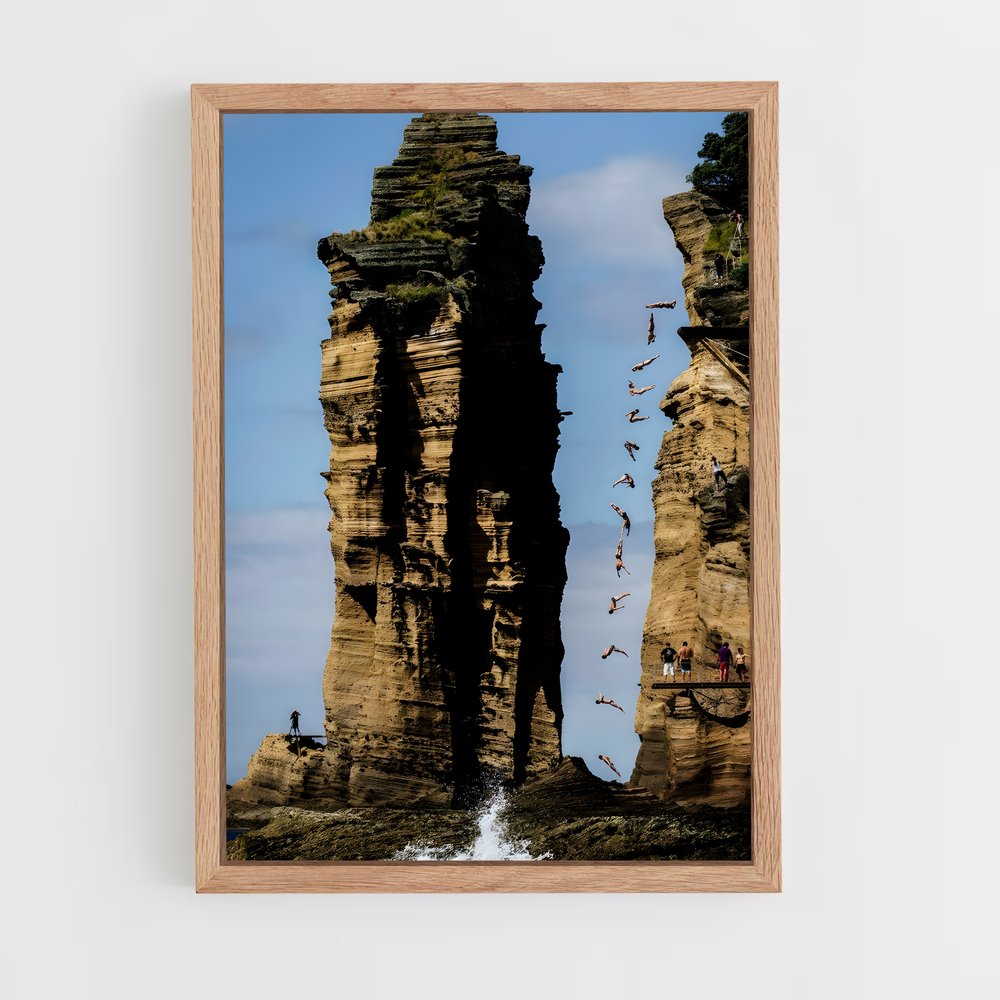 ap-cliff diving world series-4 cadre Bois clair