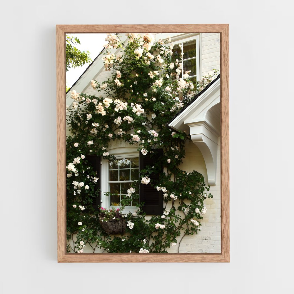 ap-climbing rose-10 cadre Bois clair