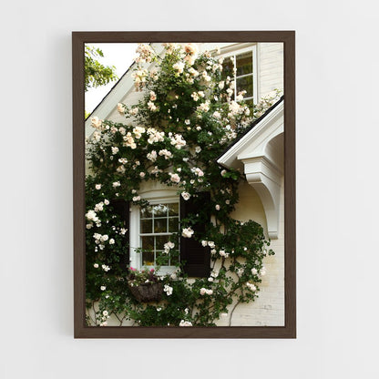 ap-climbing rose-10 cadre Bois foncé