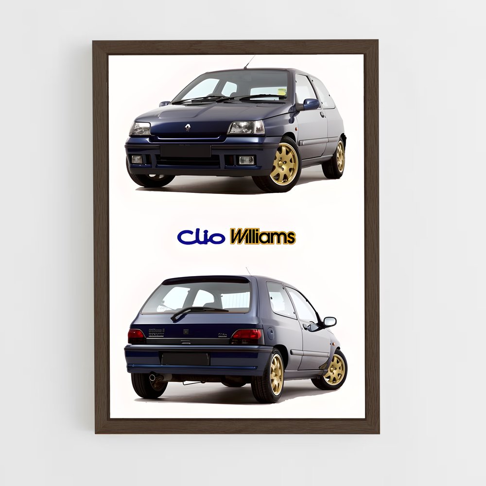 ap-clio williams-1 cadre Bois foncé