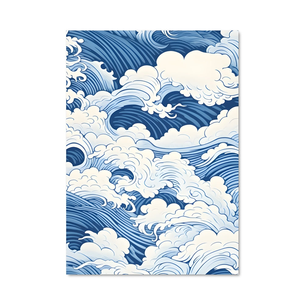 Poster Vagues Japonaise