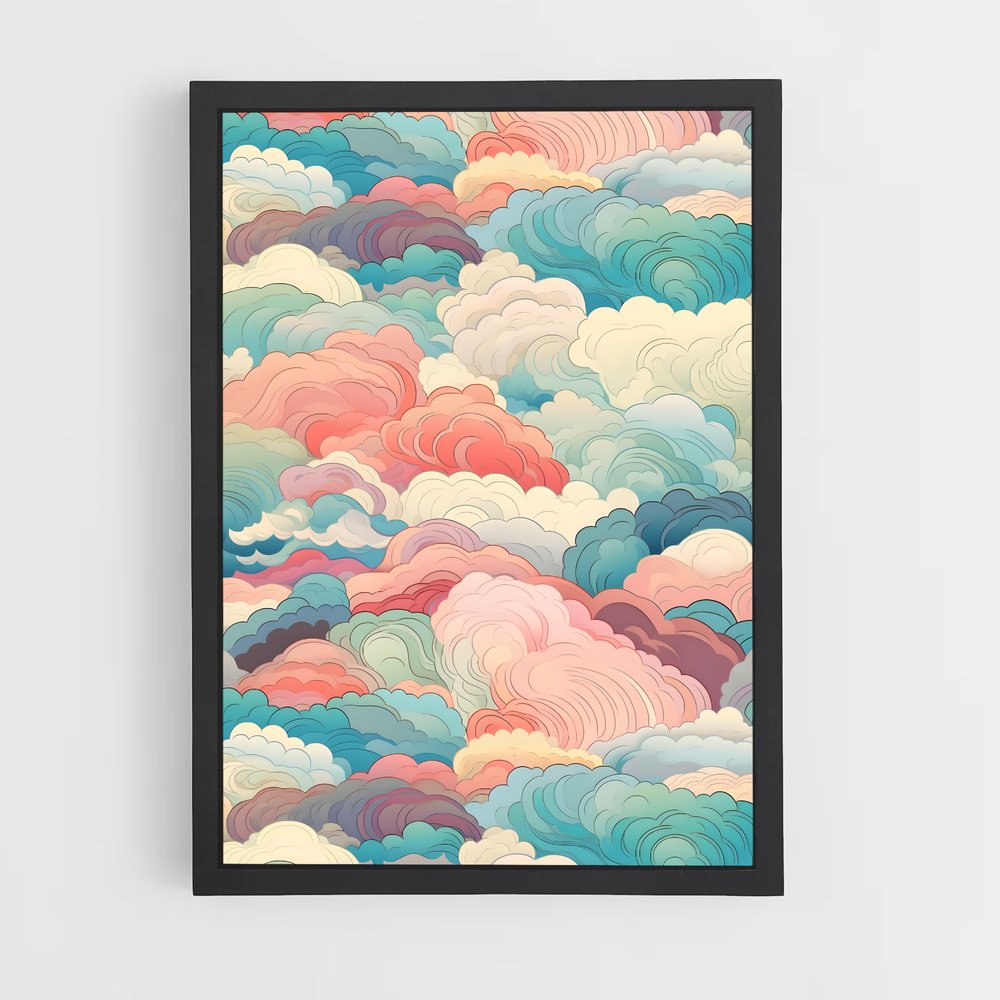 ap-cloud patterns-5 cadre Noir