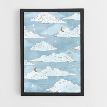 ap-cloud patterns-8 cadre Noir