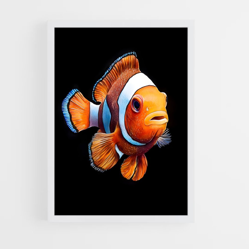ap-clownfish-3 cadre Blanc