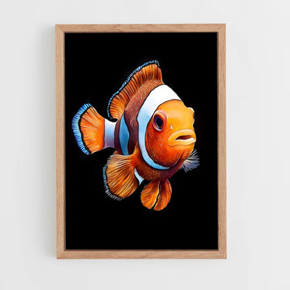ap-clownfish-3 cadre Bois clair