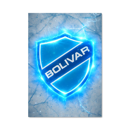 Poster Bouclier Bleu
