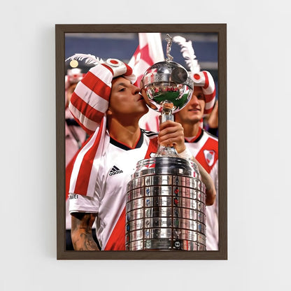 ap-club atletico river plate-14 cadre Bois foncé