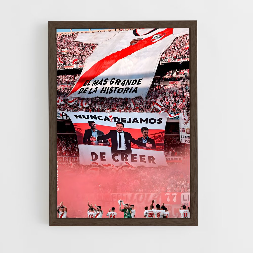 ap-club atletico river plate-6 cadre Bois foncé