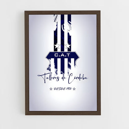ap-club atletico talleres-5 cadre Bois foncé