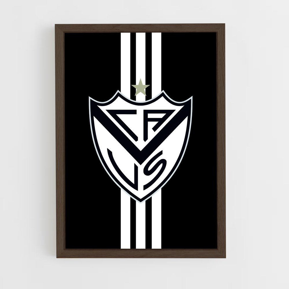 ap-club atletico velez sarsfield-3 cadre Bois foncé
