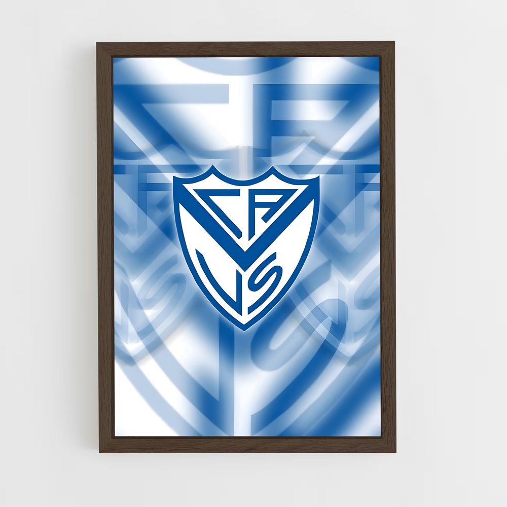 ap-club atletico velez sarsfield-5 cadre Bois foncé