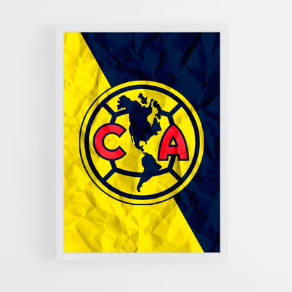 ap-club de futbol america-4 cadre Blanc