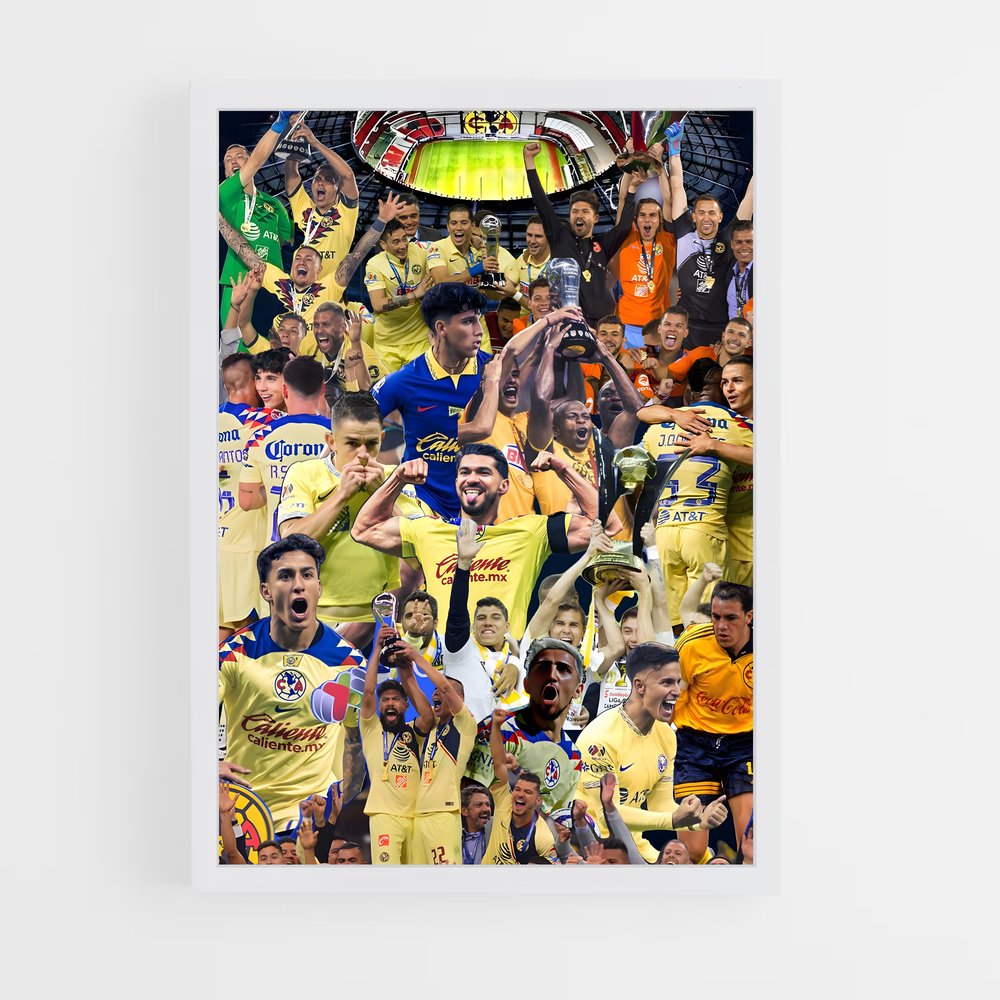 ap-club de futbol america-6 cadre Blanc