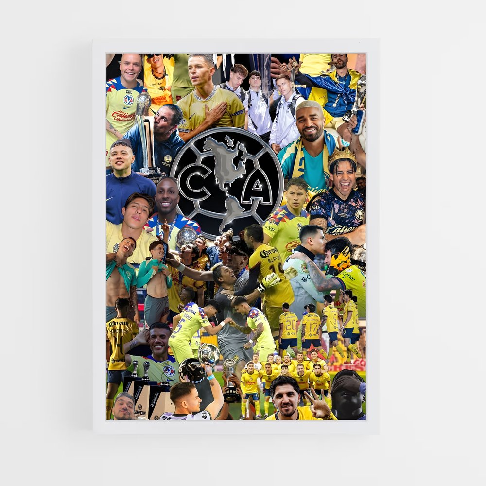 ap-club de futbol america-7 cadre Blanc