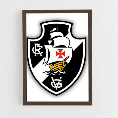 ap-club de regatas vasco da gama-3 cadre Bois foncé