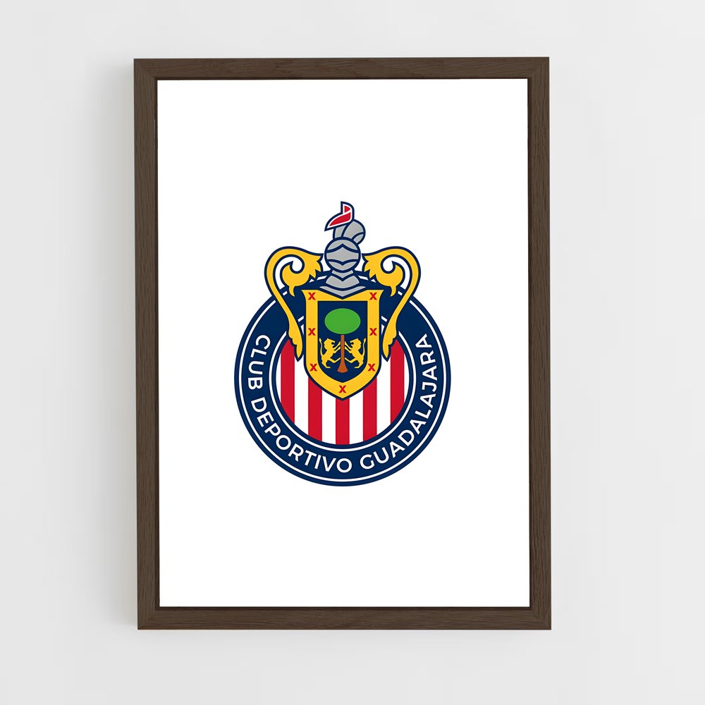 ap-club deportivo guadalajara-4 cadre Bois foncé