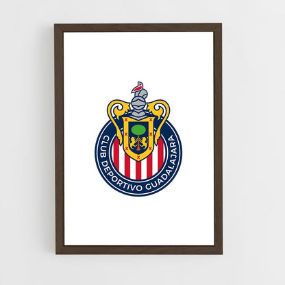 ap-club deportivo guadalajara-4 cadre Bois foncé